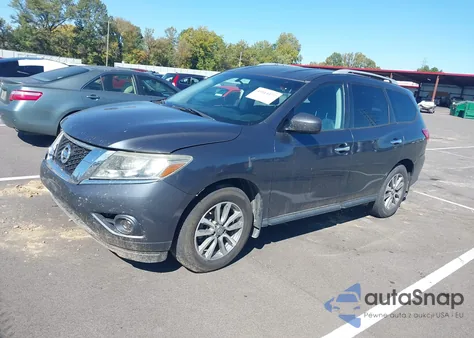 2014 Nissan Pathfinder Sv z USA, uszkodzony, nr VIN 5N1AR2MN5EC630853
